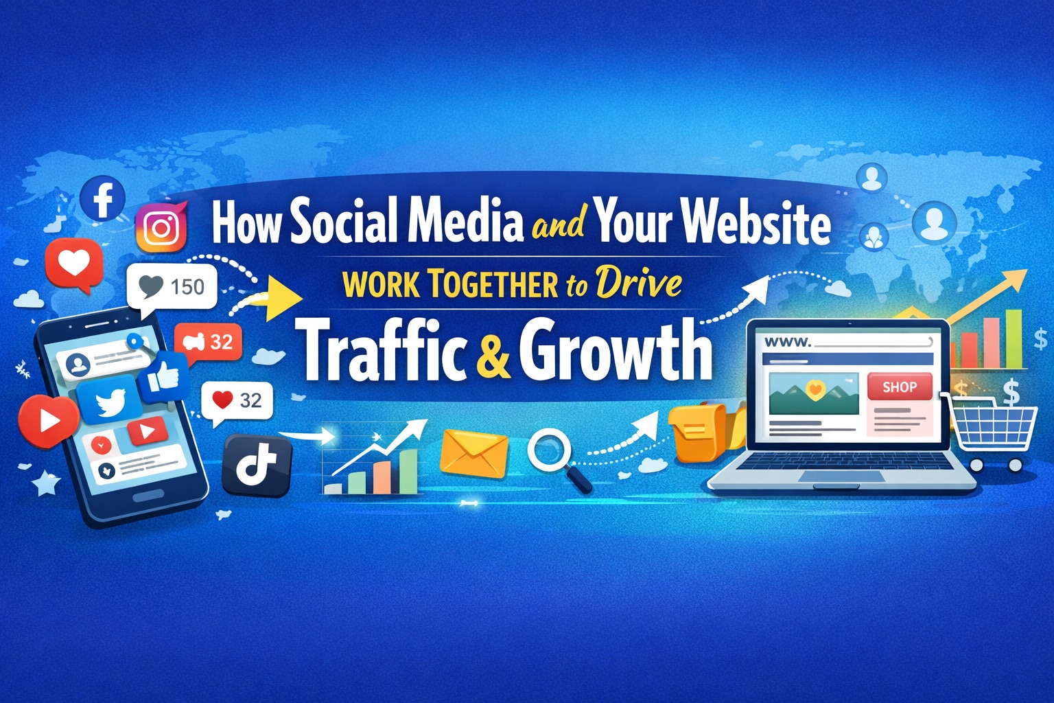 How Social Media and Your Website Work Together to Drive Traffic & Growth